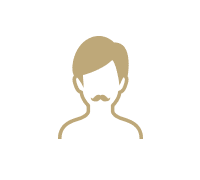 男性の髭ケアのイメージ図