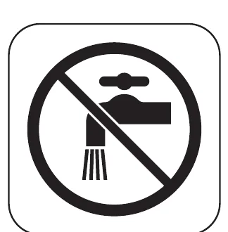 本製品は水洗いをしないでください